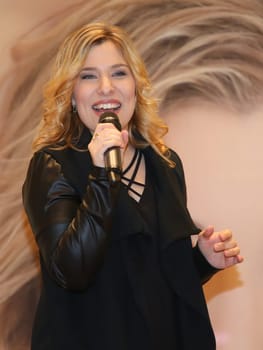 Laura Wilde at an autograph session on 24.01.2018 in Magdeburg