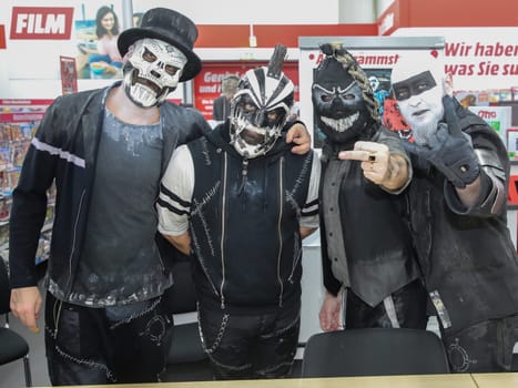 HÄMATOM during an autograph session on 30.01.2018 in Magdeburg