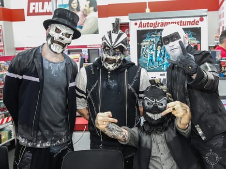 HÄMATOM during an autograph session on 30.01.2018 in Magdeburg