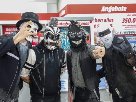 HÄMATOM during an autograph session on 30.01.2018 in Magdeburg