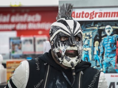 during an autograph session on 30.01.2018 in Magdeburg