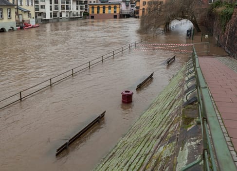 Flooded Strasbourg