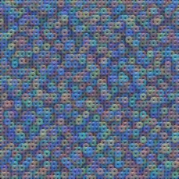 3D illustration of colorful abstract shapes. Image for texture and background.