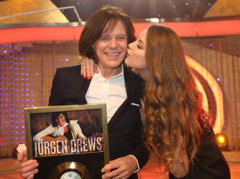 Singer Jürgen Drews with daughter Joelina at Schlager Champions - Das große Fest der Besten on 13.01.2018 in Berlin