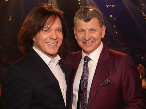 Singer Jürgen Drews and singer Semino Rossi at Schlager Champions - The big festival of the best on 13.01.2018 in Berlin