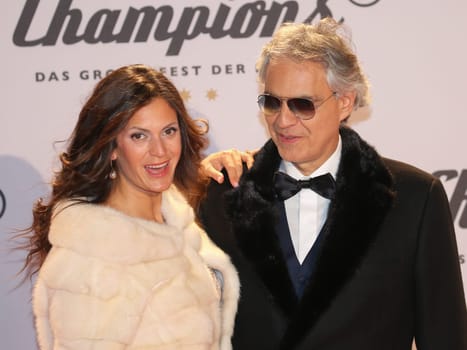 Andrea Bocelli with his wife Veronica at Schlager Champions - The big party of the best on 13.01.2018 in Berlin