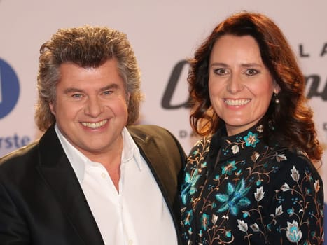 Singer Andy Borg with his wife Birgit at Schlager Champions - The big festival of the best on 13.01.2018 in Berlin