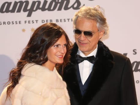 Andrea Bocelli with his wife Veronica at Schlager Champions - The big party of the best on 13.01.2018 in Berlin