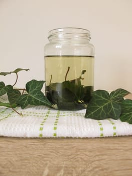 Detergent or detergent from ivy leaves