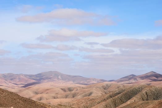 landscape on fuerteventura