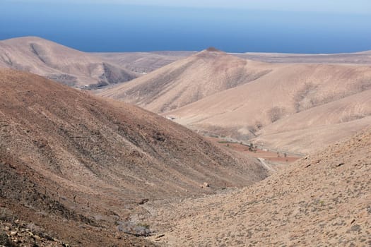 landscape on fuerteventura