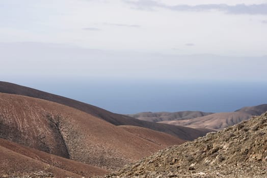 landscape on fuerteventura