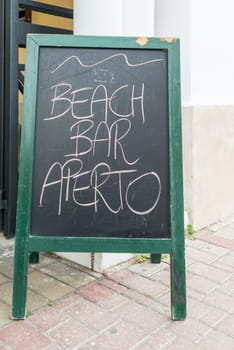 bar sign meaning open