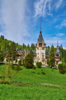 Peles Castle (Castelul Peles) in Sinaia, Romania