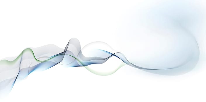 abstract line network in predominantly blue-,green-blue- and blue-gray color on a white background. Partial light-dark contrasts. Lines,movement,creativity,power,symbol,dynamics,net,concept.