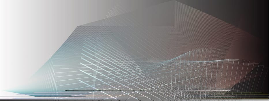 abstract straight line network in predominantly light blue,light grey and pastel coloured,white colour. Straight,lines,landscape,drawing,movement,creativity,symbol,dynamics,net,concept.
