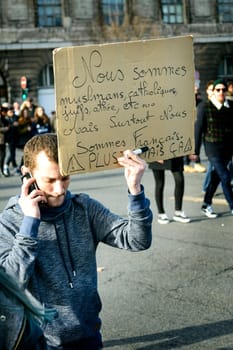 LYON, FRANCE - 11 JANUARY 2015