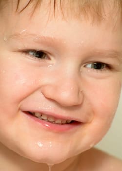 children in bathtub