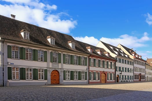 Domherrenhäuser am Münsterplatz in Basel