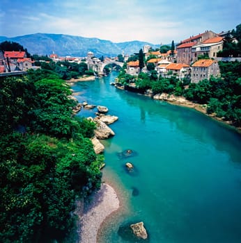 Mostar in Bosnia- Herzegovina