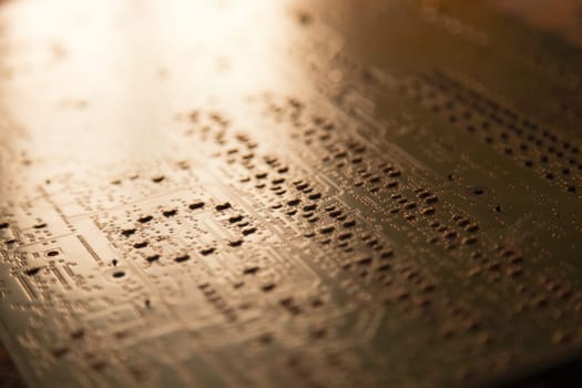 Circuit board. Electronic computer hardware technology. Motherboard digital chip. Tech science background. Integrated communication processor. Information engineering component.
