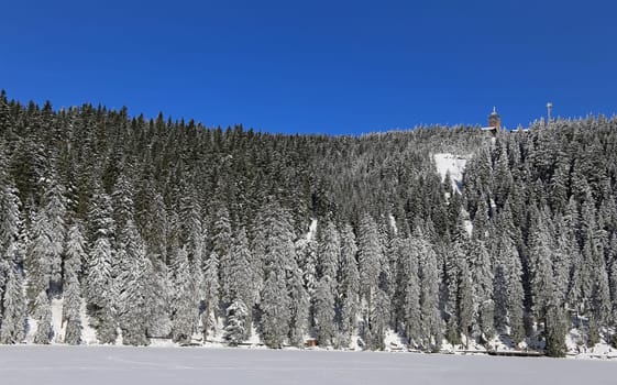 The Mummelsee in winter