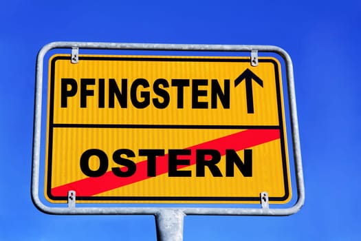 When Easter is over,Pentecost comes. From the Easter holidays to the Pentecost holidays