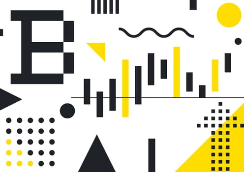 Vector abstract background, illustrative typography horizontal banner for Blockchain , cryptocurrencies , bitcoin and distributed ledger technology concept. Block chain , network connect