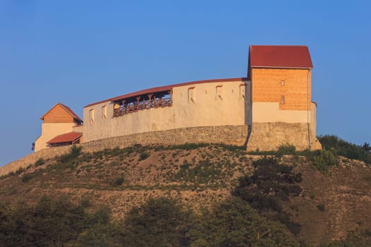view of the Feldioara fortress. Transylvania, Romania