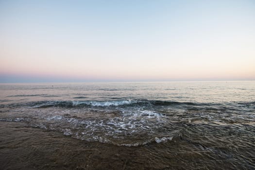 Evening at Alanya coast, Turkey
