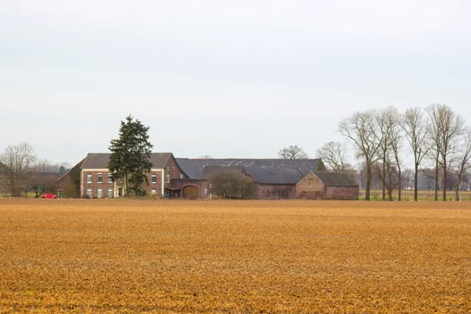 German countryside landscape, Lower Rhine Region