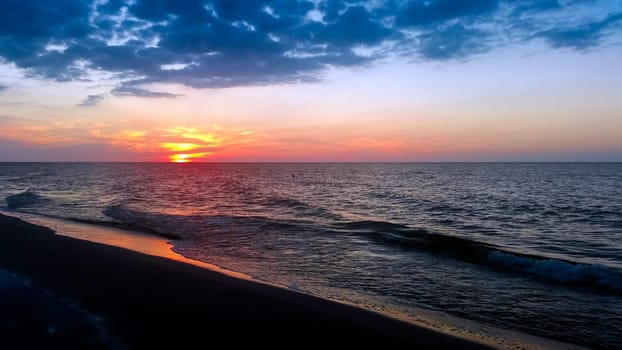 Sunset in Lubiatowo - Baltic Sea, Poland