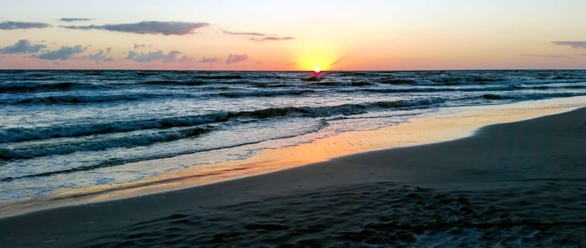Sunset in Lubiatowo - Baltic Sea, Poland