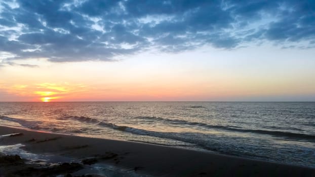 Sunset in Lubiatowo - Baltic Sea, Poland