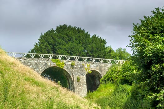 Old bridge in Corfe, Dorset, United Kingdom