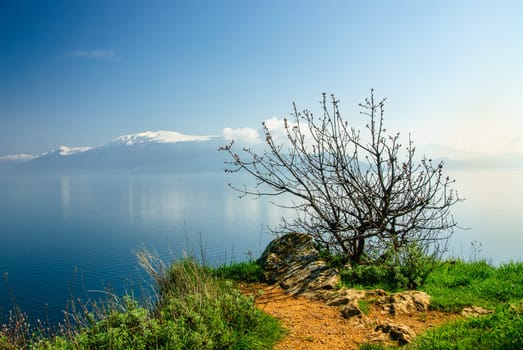 View from Manerba to Lake Garda