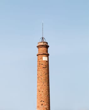Old tower of the ancient distillery in Sicily