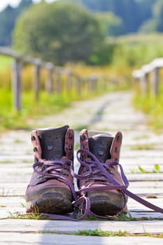 Hiking time in nature