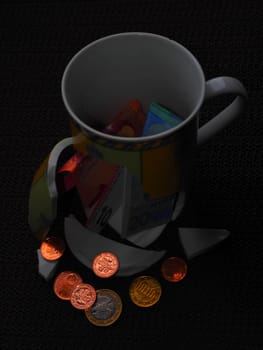 Broken coffee mug