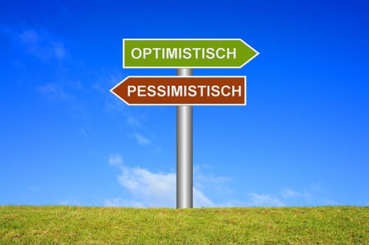 Signpost: optimistic or pessimistic