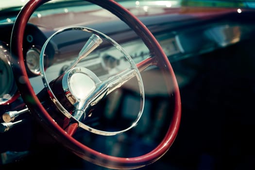 Classic car interior