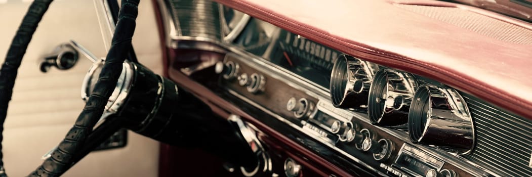 Classic car interior