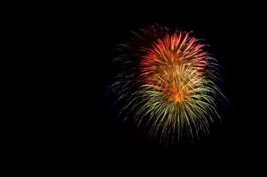 Fireworks display night - London, United Kingdom