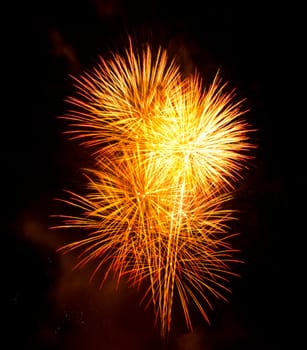 Fireworks display night - London, United Kingdom