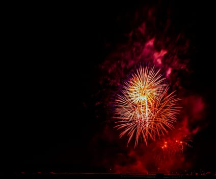 Fireworks display night - London, United Kingdom