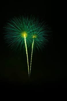 Fireworks display night - London, United Kingdom