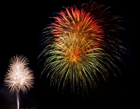 Fireworks display night - London, United Kingdom