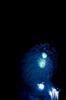 Fireworks display night - London, United Kingdom