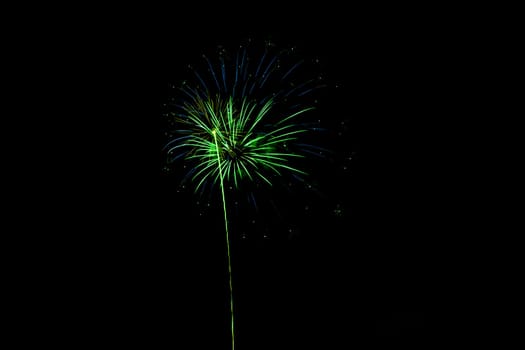 Fireworks display night - London, United Kingdom