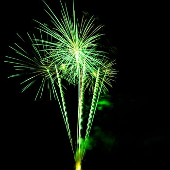 Fireworks display night - London, United Kingdom